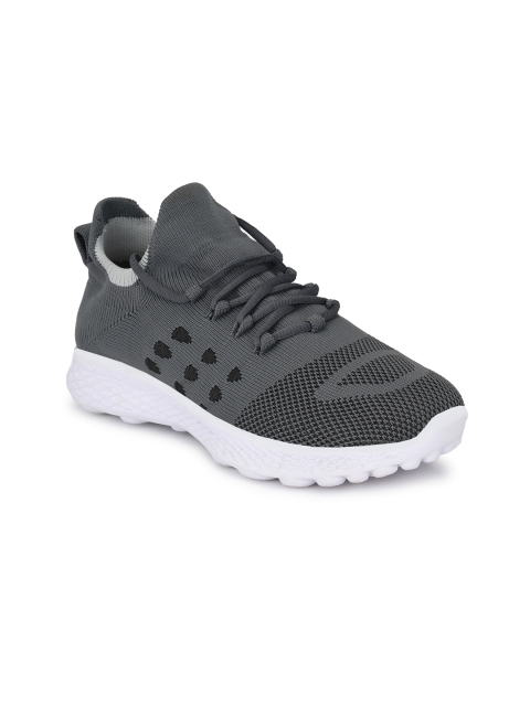 

HIROLAS Men Grey & Black Textile Training or Gym Shoes