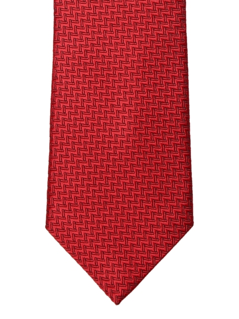 

Park Avenue Red & Black Woven Design Broad Tie
