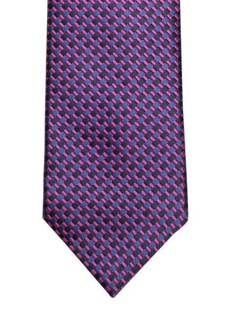 

Park Avenue Pink & Blue Woven Design Broad Tie