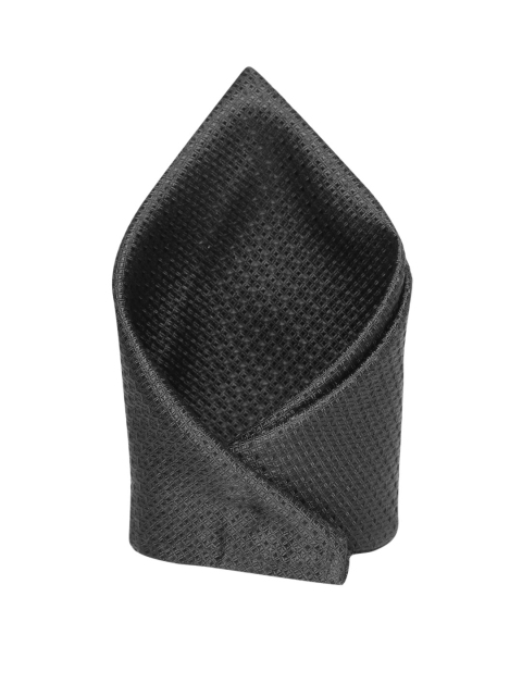 

Park Avenue Black Silk Patterned Pocket Square