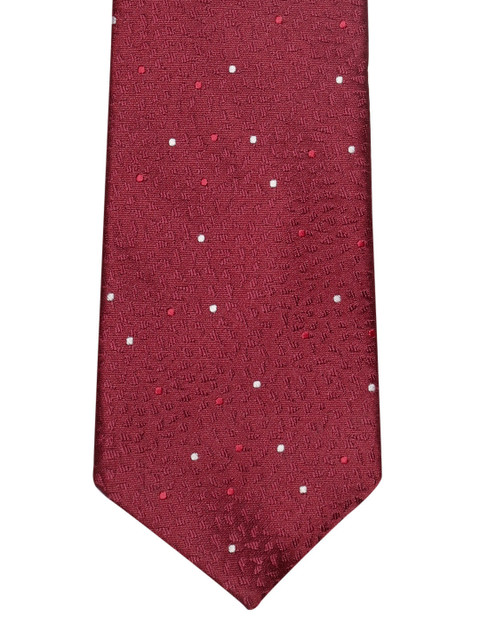 

Park Avenue Maroon Woven Design Broad Tie