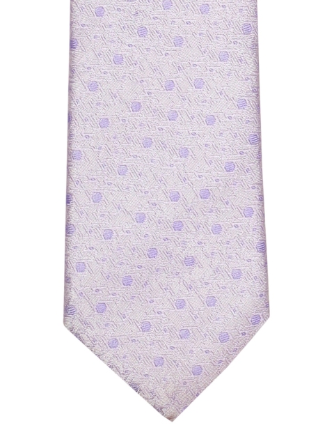

Park Avenue Lavender Woven Design Broad Tie