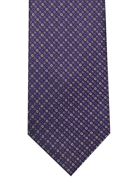 

Park Avenue Navy Blue & Purple Woven Design Broad Tie