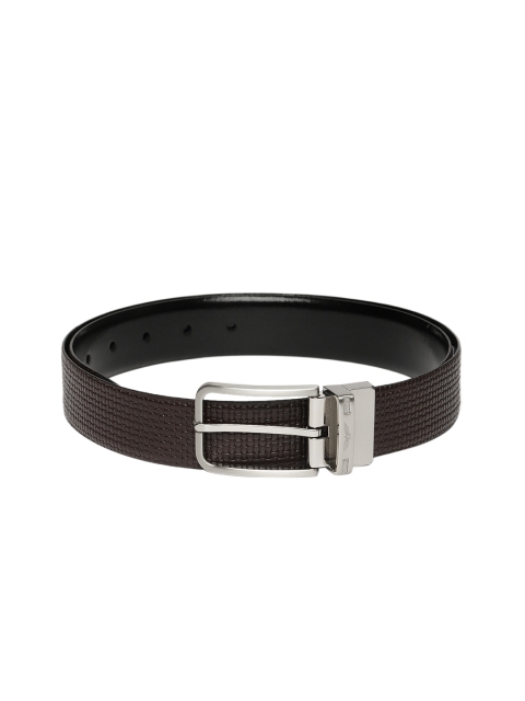 

Park Avenue Men Brown & Black Textured ReversibleBelt