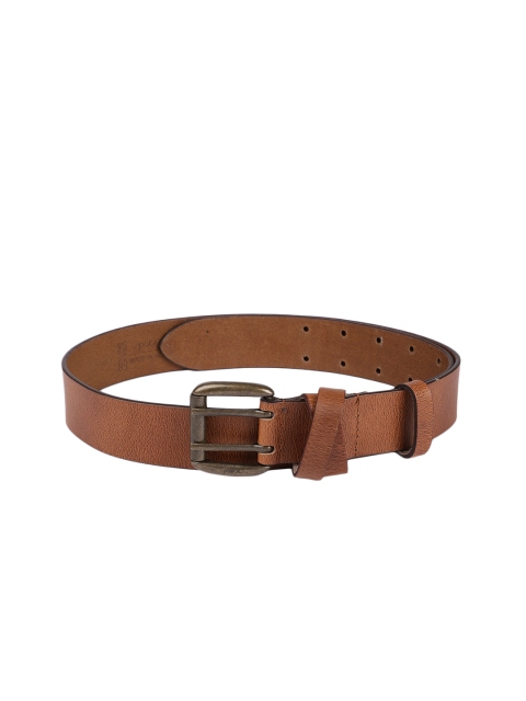 

Parx Men Brown Solid Leather Belt