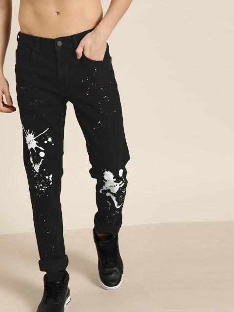 

Moda Rapido Men Black Slim Fit Mid-Rise Clean Look Stretchable Jeans