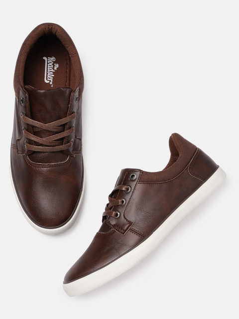 

Roadster Men Brown Solid Sneakers