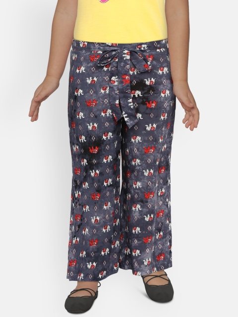 

Lil Orchids Girls Multicoloured Wide Leg Palazzos, Multi