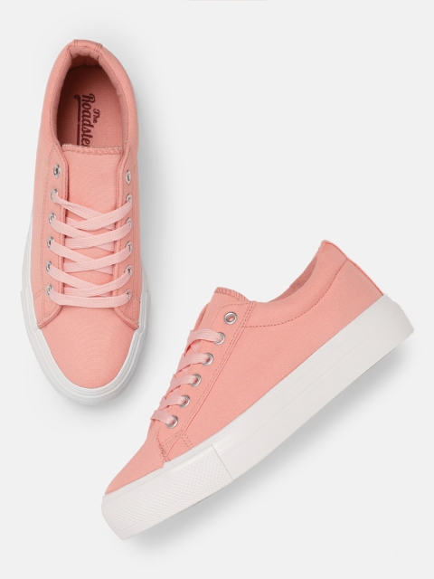 

Roadster Women Pink Solid Sneakers