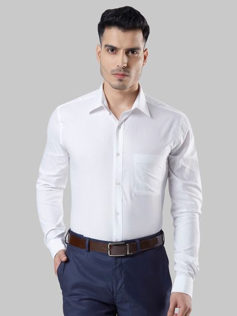 

Raymond Men White Slim Fit Solid Formal Shirt