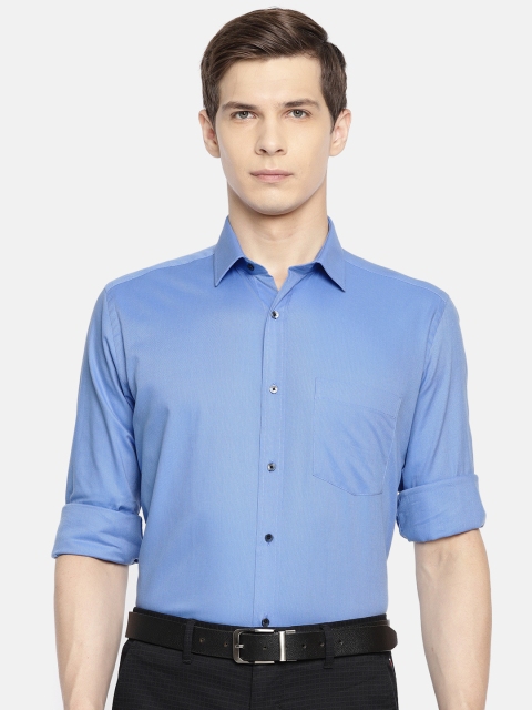 

Park Avenue Men Blue Regular Fit Solid Formal Shirt