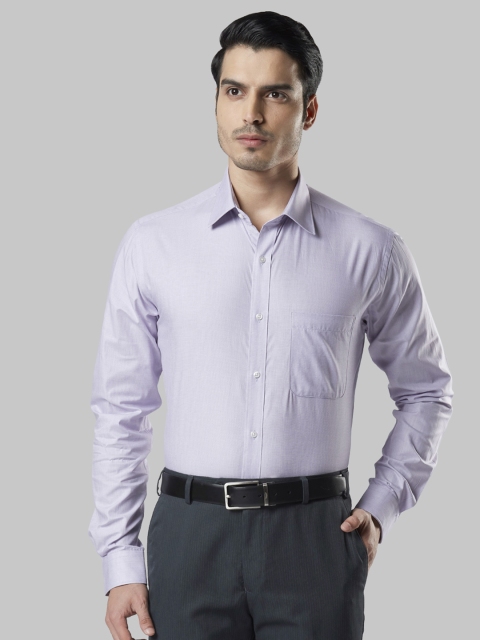 

Raymond Men Violet Slim Fit Solid Formal Shirt