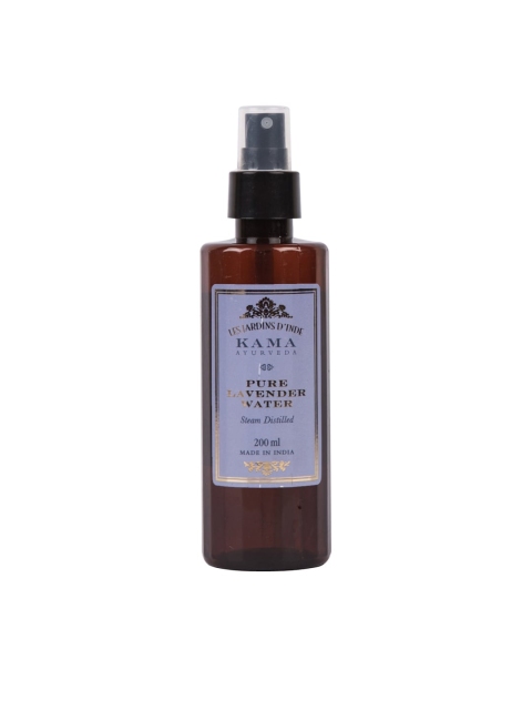 

KAMA AYURVEDA Sustainable Unisex Pure Lavender Water Face Body Mist 200 ml, Brown