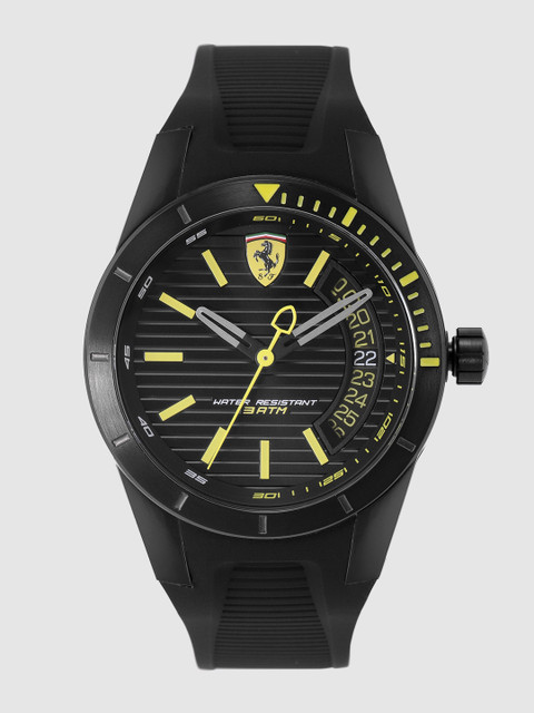 

SCUDERIA FERRARI Men Black Analogue Watch 0830426