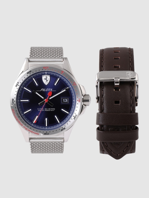

SCUDERIA FERRARI Pilota Men Blue Analogue Watch 0830491