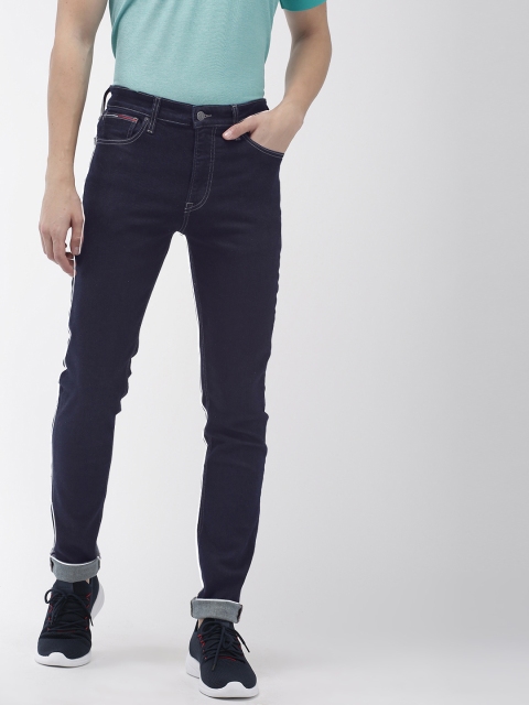 

Tommy Hilfiger Men Blue Simon Skinny Fit Mid-Rise Clean Look Stretchable Jeans