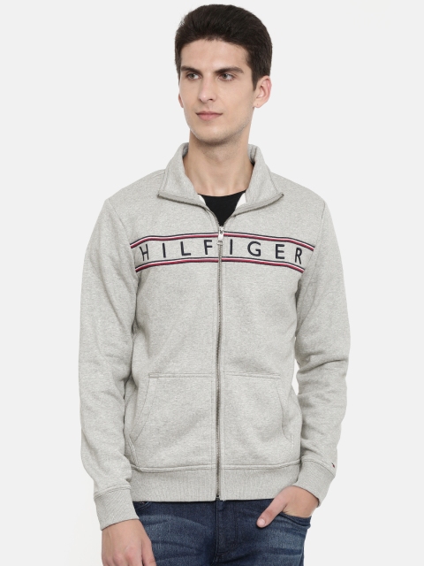 

Tommy Hilfiger Men Grey Embroidered Sweatshirt