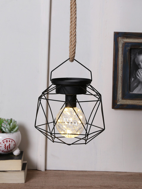 

TAYHAA Black Iron Cage Wall or Hanging Light