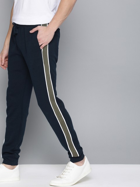 

Mast & Harbour Men Navy Blue Solid Slim Fit Joggers