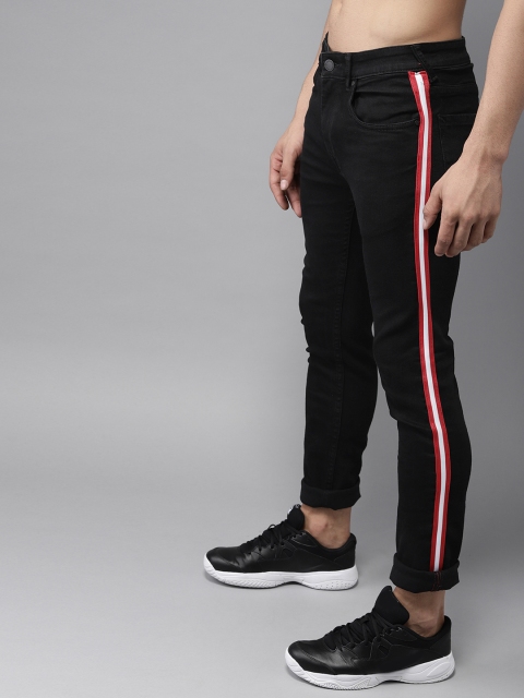 

Moda Rapido Men Black Slim Fit Mid-Rise Stretchable Jeans