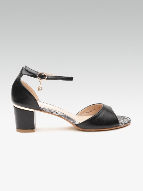 

ELLE Women Black Solid Heels