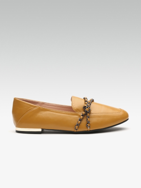 

ELLE Women Mustard Yellow Slip-Ons