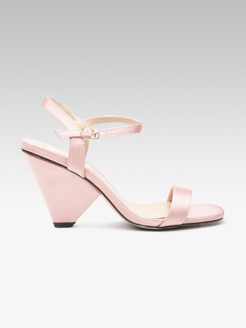 

ELLE Women Pink Solid Heels