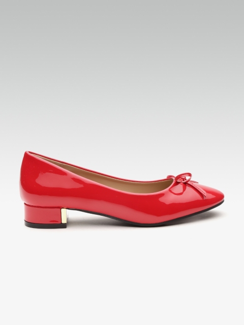 

ELLE Women Red Solid Ballerinas