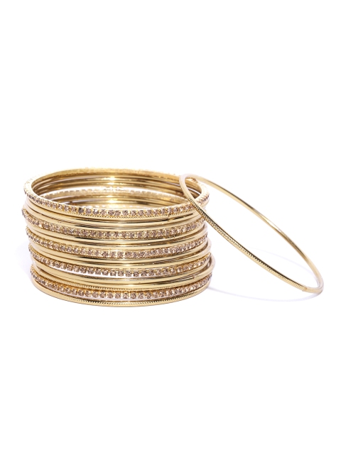 

Priyaasi Set of 17 Gold-Plated Handcrafted Bangles
