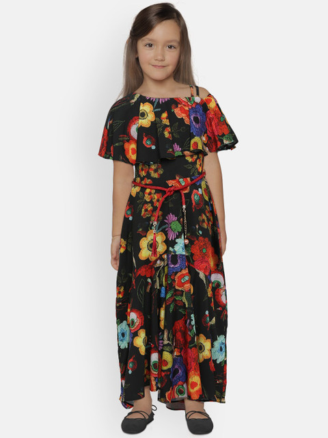 

Tiny Girl Multicoloured Floral Print Maxi Dress, Multi