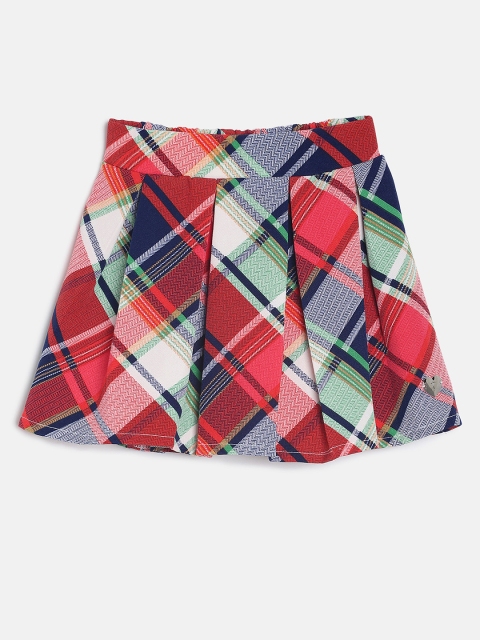 

Tiny Girl Girls Multicolored Checked Skorts, Multi