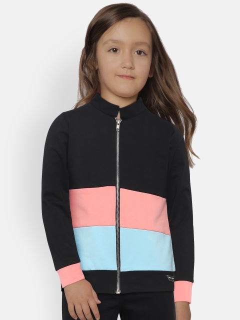 

Tiny Girl Black & Pink Colourblocked Sweatshirt