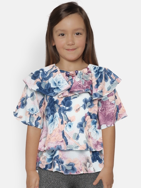 

Tiny Girl Girls Multicoloured Printed Top, Multi