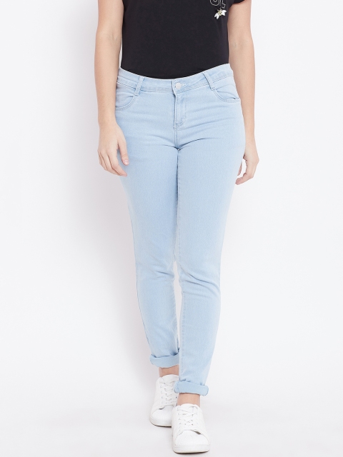 

Kraus Jeans Women K3006 Light Blue Mid Rise Skinny Fit K3006 Midrise Jeggings