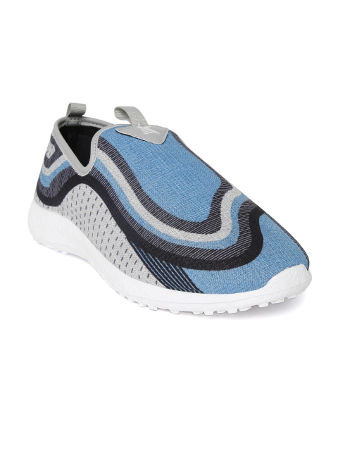 

KazarMax Men Blue & Black Printed Slip-On Sneakers