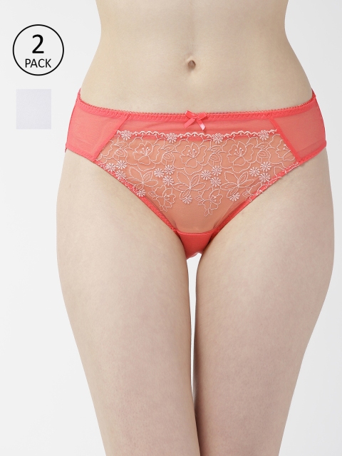 

Marks & Spencer Women Pack Of 2 Briefs T819099L, Coral