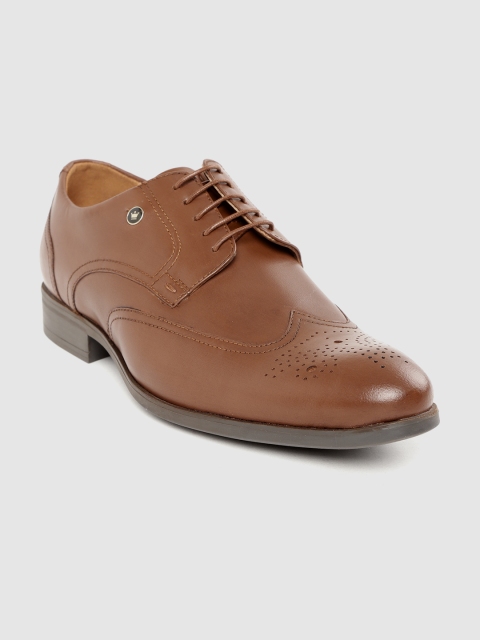 

Louis Philippe Men Brown Leather Formal Derbys