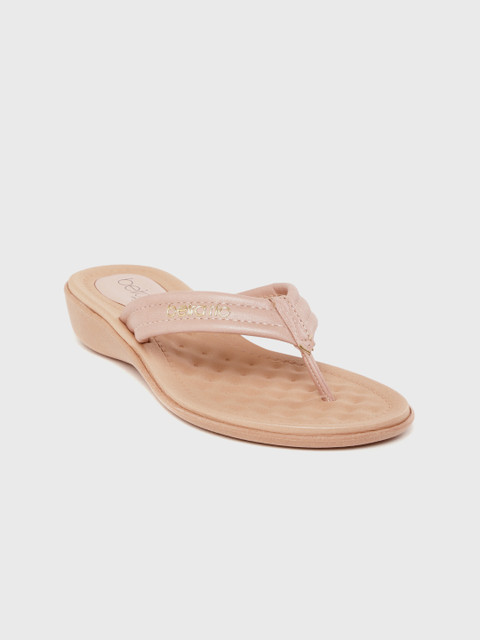 

BEIRA RIO Women Pink Solid Open Toe Comfort Flats