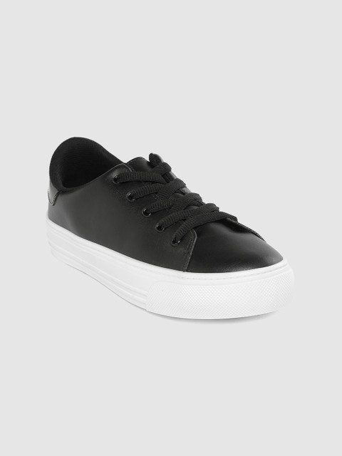 

BEIRA RIO Women Black Flatform Sneakers