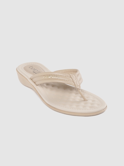 

BEIRA RIO Women Beige Solid Open Toe Flats