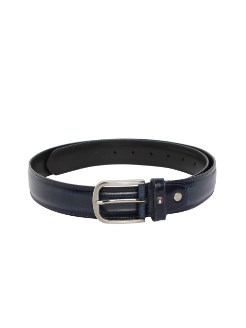 

Tommy Hilfiger Men Navy Blue Solid Leather Belt