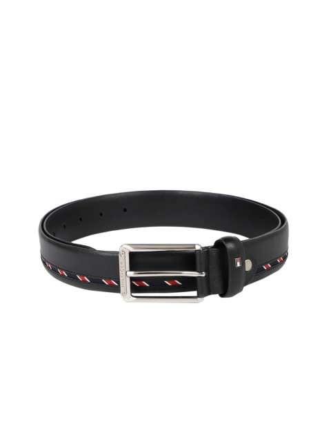 

Tommy Hilfiger Men Black Solid Belt