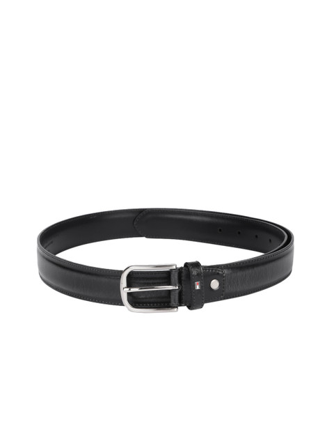 

Tommy Hilfiger Men Black Solid Belt