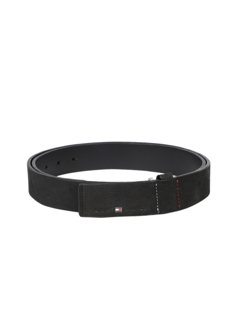 

Tommy Hilfiger Men Black Textured Belt