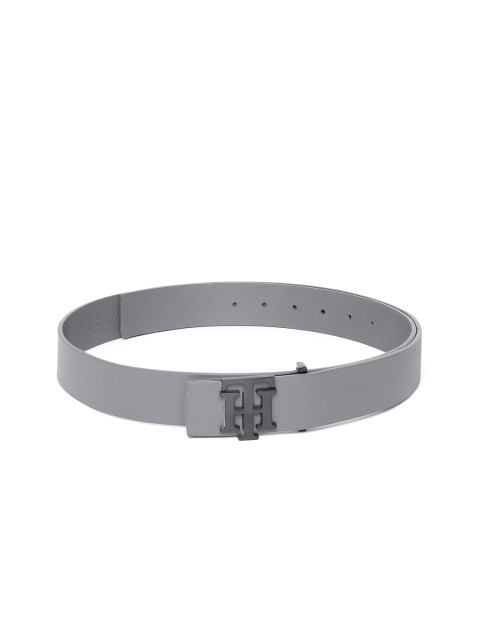 

Tommy Hilfiger Men Grey Solid Leather Belt