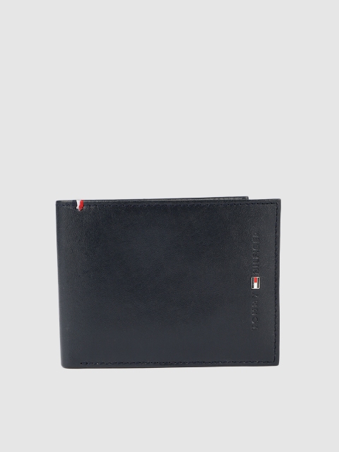 

Tommy Hilfiger Men Navy Blue Solid Two Fold Wallet