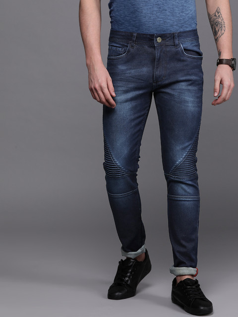 

Ducati Men Navy Blue Skinny Fit Mid-Rise Clean Look Stretchable Jeans