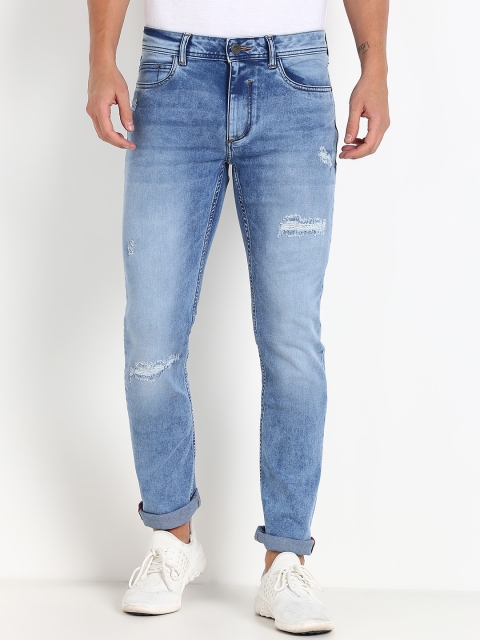 

Ducati Men Blue Slim Fit Mid-Rise Mildly Distressed Stretchable Jeans