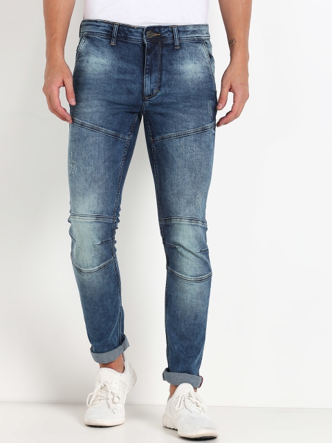 

Ducati Men Blue Skinny Fit Mid-Rise Mildly Distressed Stretchable Jeans