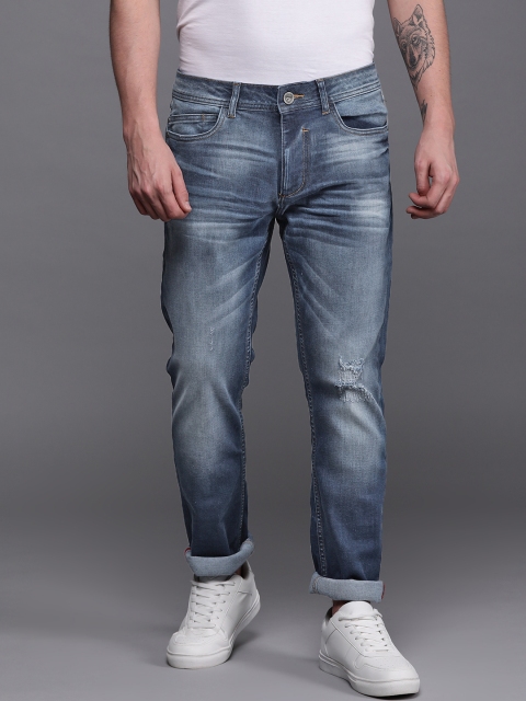 

Ducati Men Blue Slim Fit Mid-Rise Low Distress Stretchable Jeans
